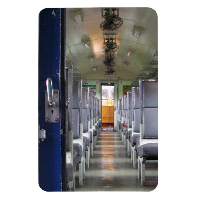 Train Carriage Thailand ... Southeast Asia Travel Magnet (Vertical)