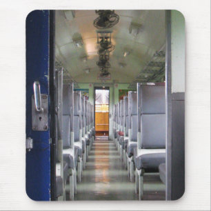 Train Carriage Thailand ... Southeast Asia Travel Mouse Mat
