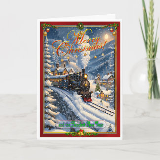 Train Christmas Card
