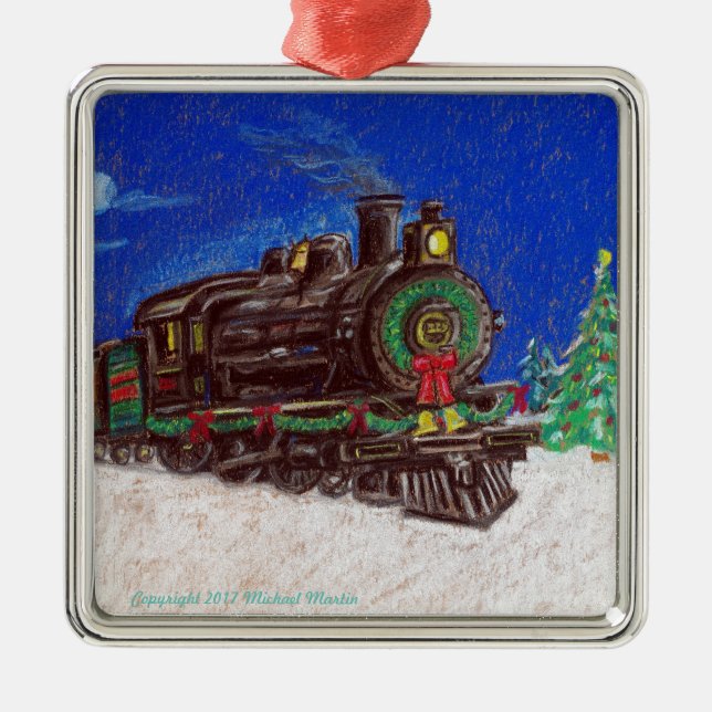 Train Christmas Ornament (Front)