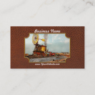 Train - Civil - The windmill at Laramie 1869 Business Card
