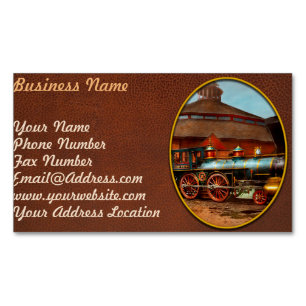 Train - Civil War - General Haupt 1863 Magnetic Business Card