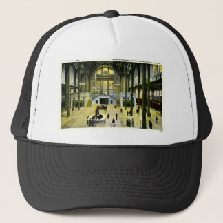 Train Concourse Chicago Illinois Union Station Trucker Hat