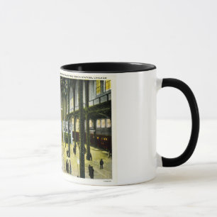 Train Concourse, Chicago Union Station - Vintage Mug