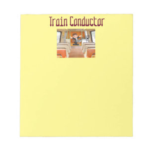 Train Conductor Locomotive Melody by Funnycomb Notepad