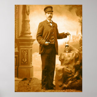 Train Conductor Poster