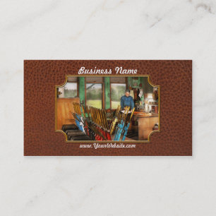 Train - Controls - In the signal tower 1940 Business Card