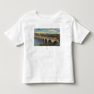 Train- Crossing Stone Arch Bridge Toddler T-Shirt