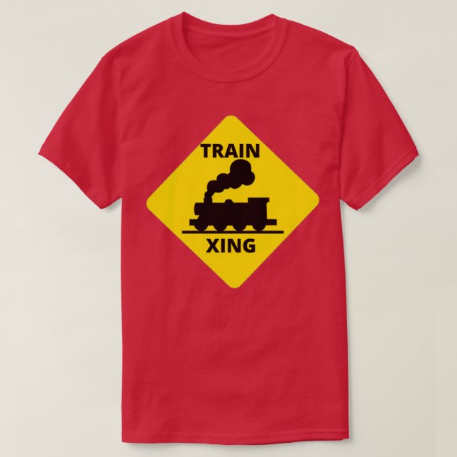 Train Crossing T-Shirt (Design Front)