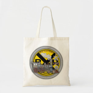 Train Crossing   Tote Bag
