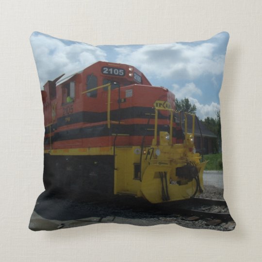 Train Cushion Zazzle.co.uk