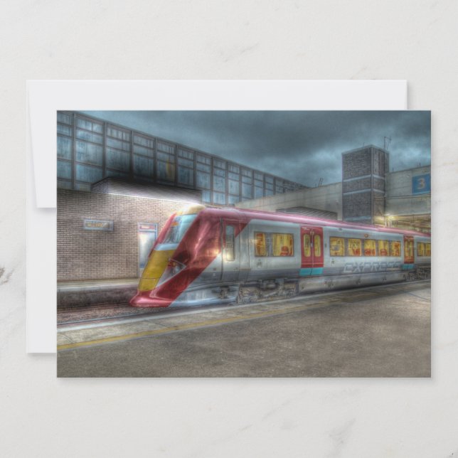 Train Custom Invitation (Front)
