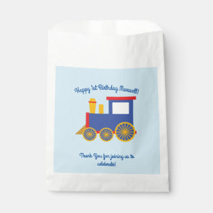 Train Cute Choo-Choo 1st Birthday Party Theme Favour Bags