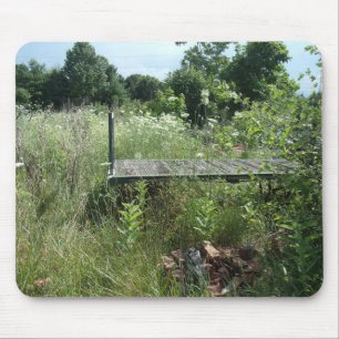 Train depot cart mouse mat