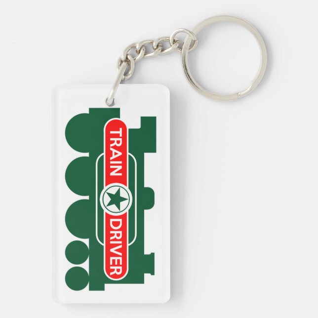 Train Driver Key Ring (Back)