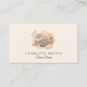 Train Driver Railway Transportation Rail Transit Business Card