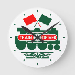 Train Driver Round Clock