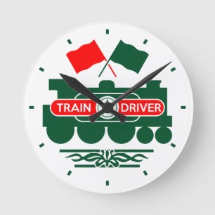 Train Driver Round Clock
