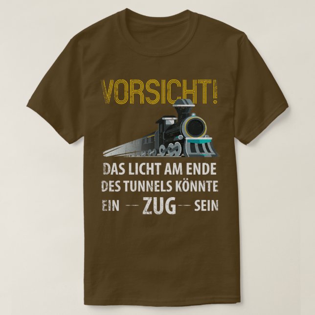 Train Driver Trains Railway T-Shirt (Design Front)