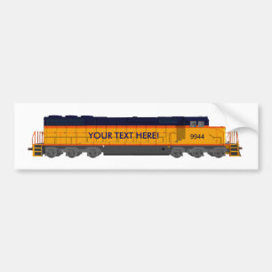Train Engine: Classic Colour Scheme: Bumper Sticker