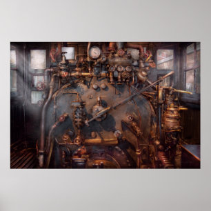Train - Engine - Hot under the collar Poster