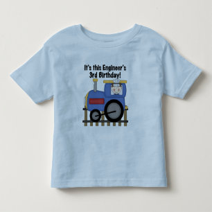 Train Engineer 3rd Birthday Tshirts and Gifts
