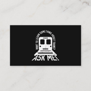 Train Engineer And Railroad Engine Worker Railroad Business Card