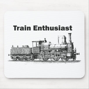 Train Enthusiast Mouse Mat