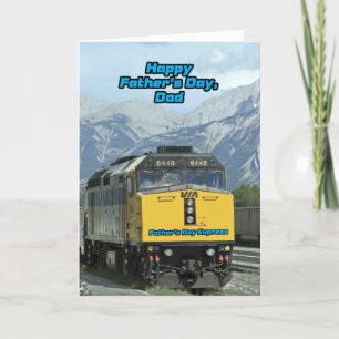 Train Father's Day Express to Dad Card
