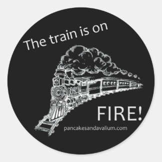 Train Fire Sticker 1