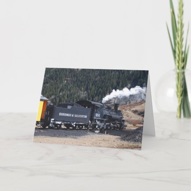 Train Greeting Card (Front)
