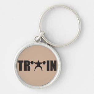TRAIN - Gym Motivation Key Ring