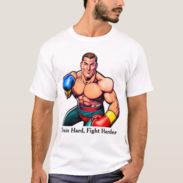 Train Hard - Boxing T-Shirt (Front)
