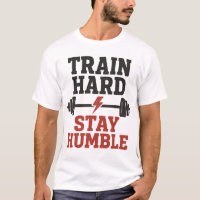 Train Hard Stay Humble – Vintage Gym Motivation De