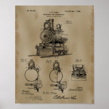 Train Headlight Patent Drawing