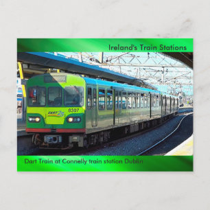 Train image for postcard