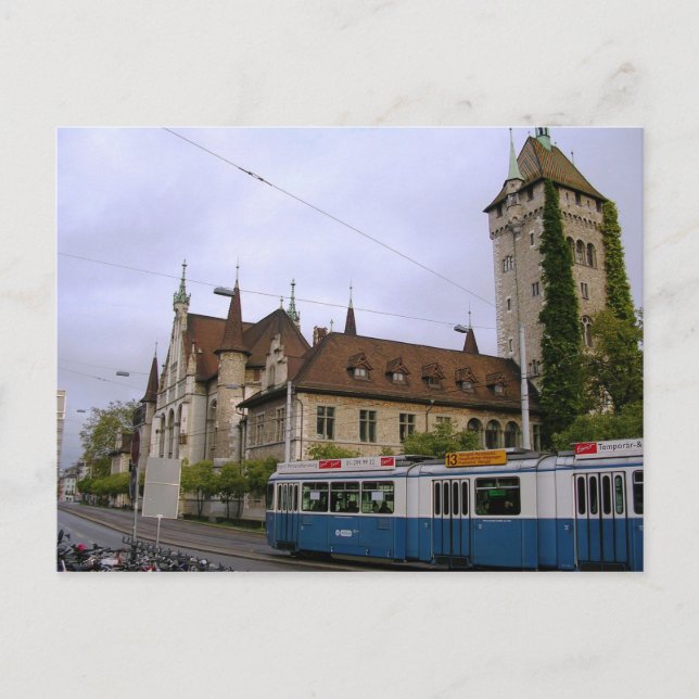 Train in Switzerland Postcard (Front)