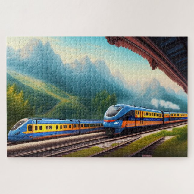 Train Jigsaw Puzzle (Horizontal)