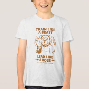 Train Like a Beast. Lead Like a Boss Tri-Blend Shirt