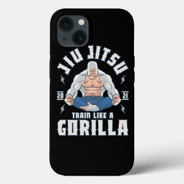 Train like a Gorilla BJJ Brazilian Jiu Jitsu Case-Mate iPhone Case (Back)