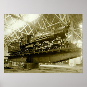 Train, Locomotive, Spirit, Twentieth Century, Poster