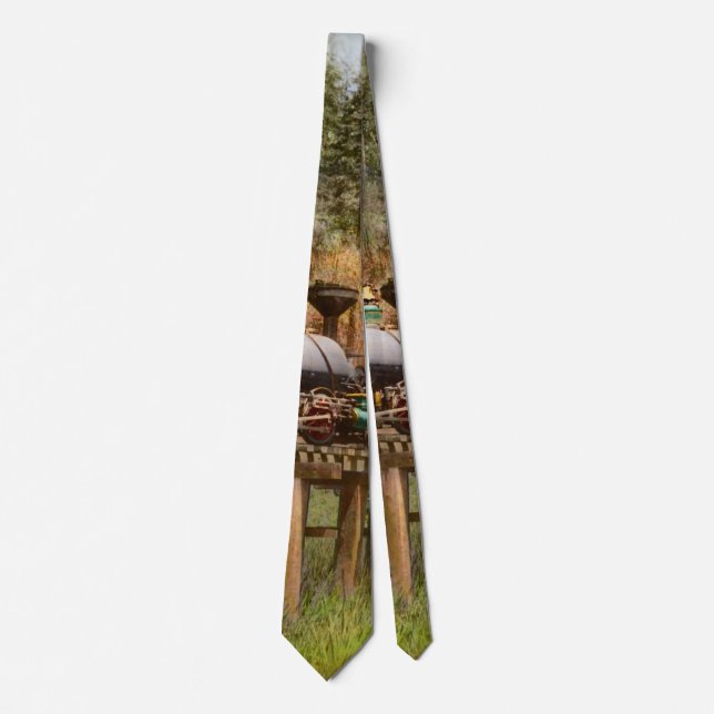 Train - Logging - The morning dump 1890 Tie (Front)