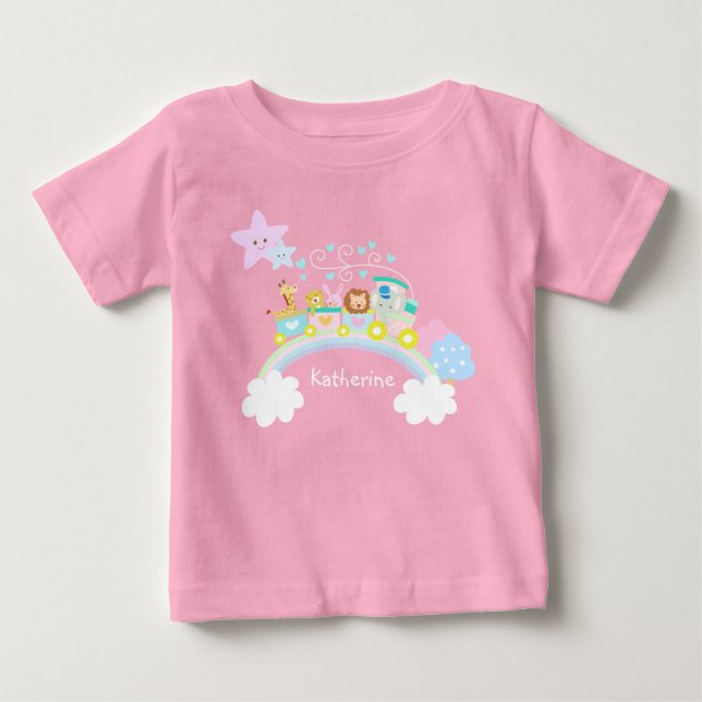 Train Love Pink T-Shirt (Front)