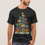Train Lover Xmas Tree Santa Christmas Train T-Shirt<br><div class="desc">Train Lover Xmas Tree Santa Christmas Train</div>