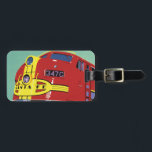 Train Luggage Tag<br><div class="desc">© 2013 DENNIS MUKAI| PRODUCED UNDER LICENSE FROM ARTIST,  PUBLISHED AND DISTRIBUTED BY JADEI GRAPHICS,  ALL RIGHTS RESERVED ©2014</div>