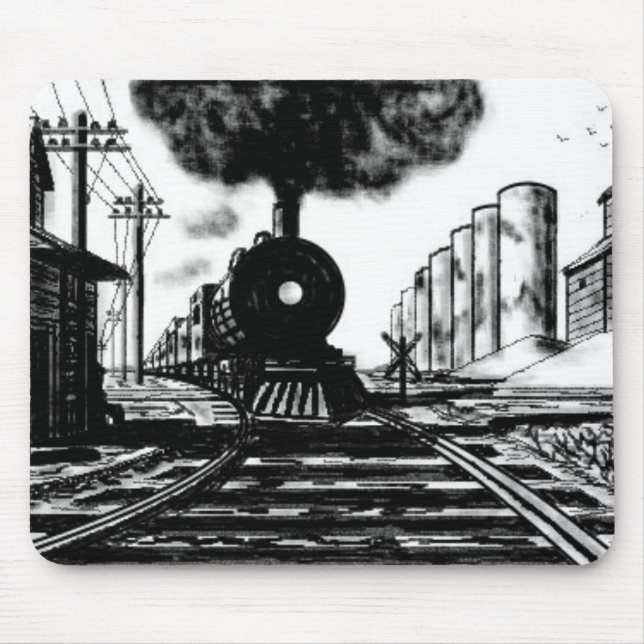 train mouse mat (Front)