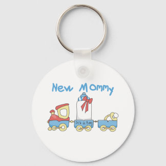 Train New Mummy of Boy tshirts and Gifts Key Ring