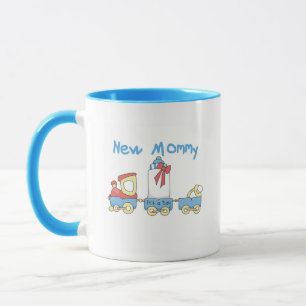 Train New Mummy of Boy tshirts and Gifts Mug