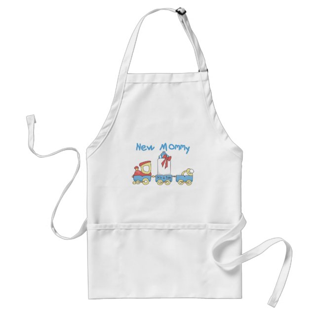 Train New Mummy of Boy tshirts and Gifts Standard Apron (Front)