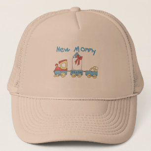Train New Mummy of Boy tshirts and Gifts Trucker Hat